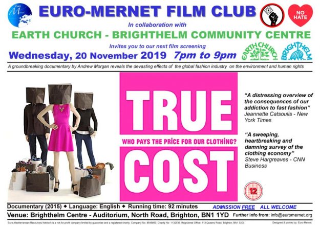 EuroMernet film club The True Cost 20 Nov 2019 – Copy